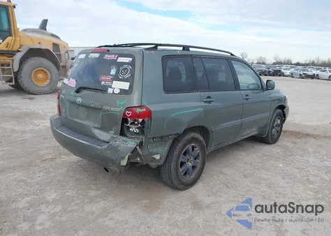 2004 Toyota Highlander V6 from USA, damaged, VIN JTEGP21A740005422